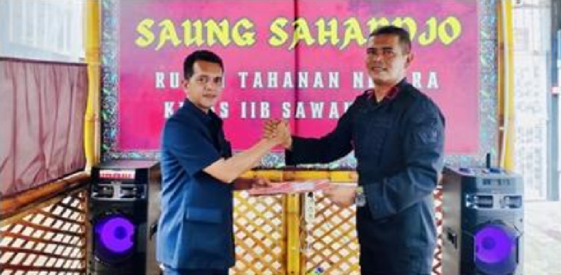 PN Sawahlunto dan Rutan Sawahlunto melakukan Perjanjian Kerja Sama tentang Resolusi Pemasyarakatan dalam Rangka Mewujudkan Zero Overstaying Tahanan. Foto dokumentasi PN Sawahlunto