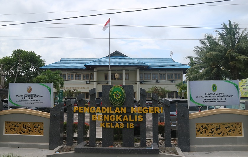 Kantor Pengadilan Negeri Bengkalis. Foto dokumentasi PN Bengkalis.