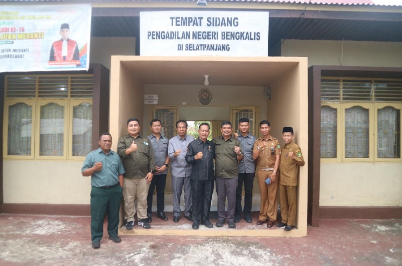 Pengadilan Negeri Bengkalis masih menjadi Pengadilan Negeri induk bagi Kabupaten Kepulauan Meranti. Foto dokumentasi PN Bengkalis