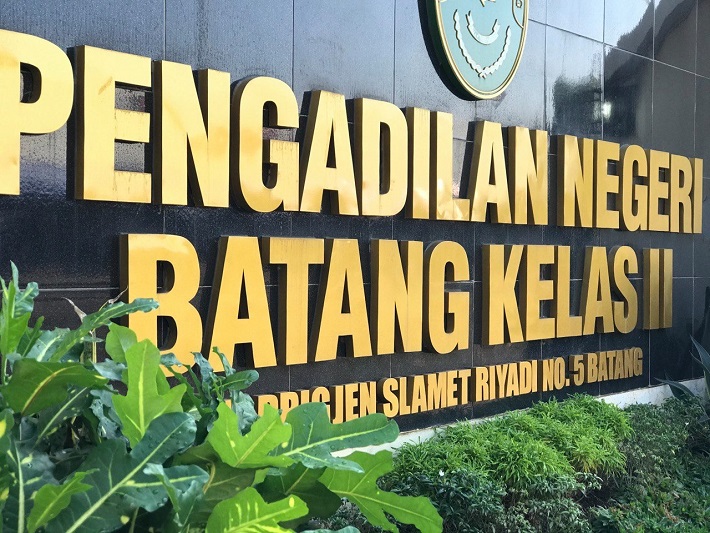 Gedung Pengadilan Negeri Batang. Foto Facebook PN Batang.