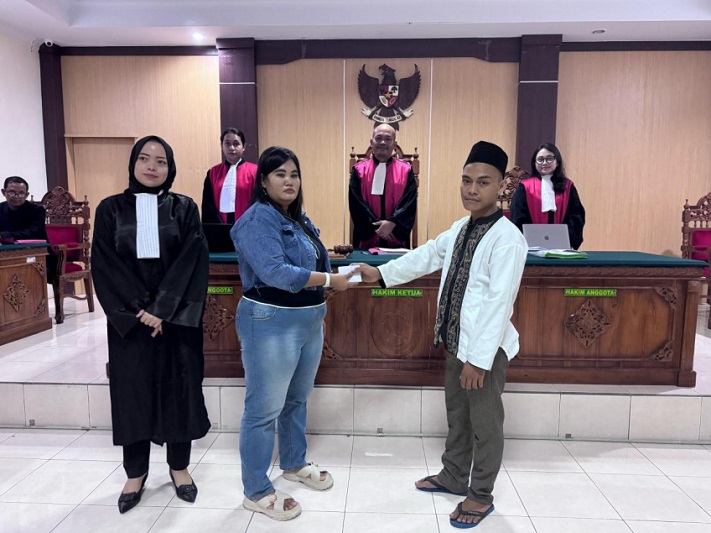 Penerapan keadilan restoratif di PN Tubei. Foto dokumentasi PN Tubei