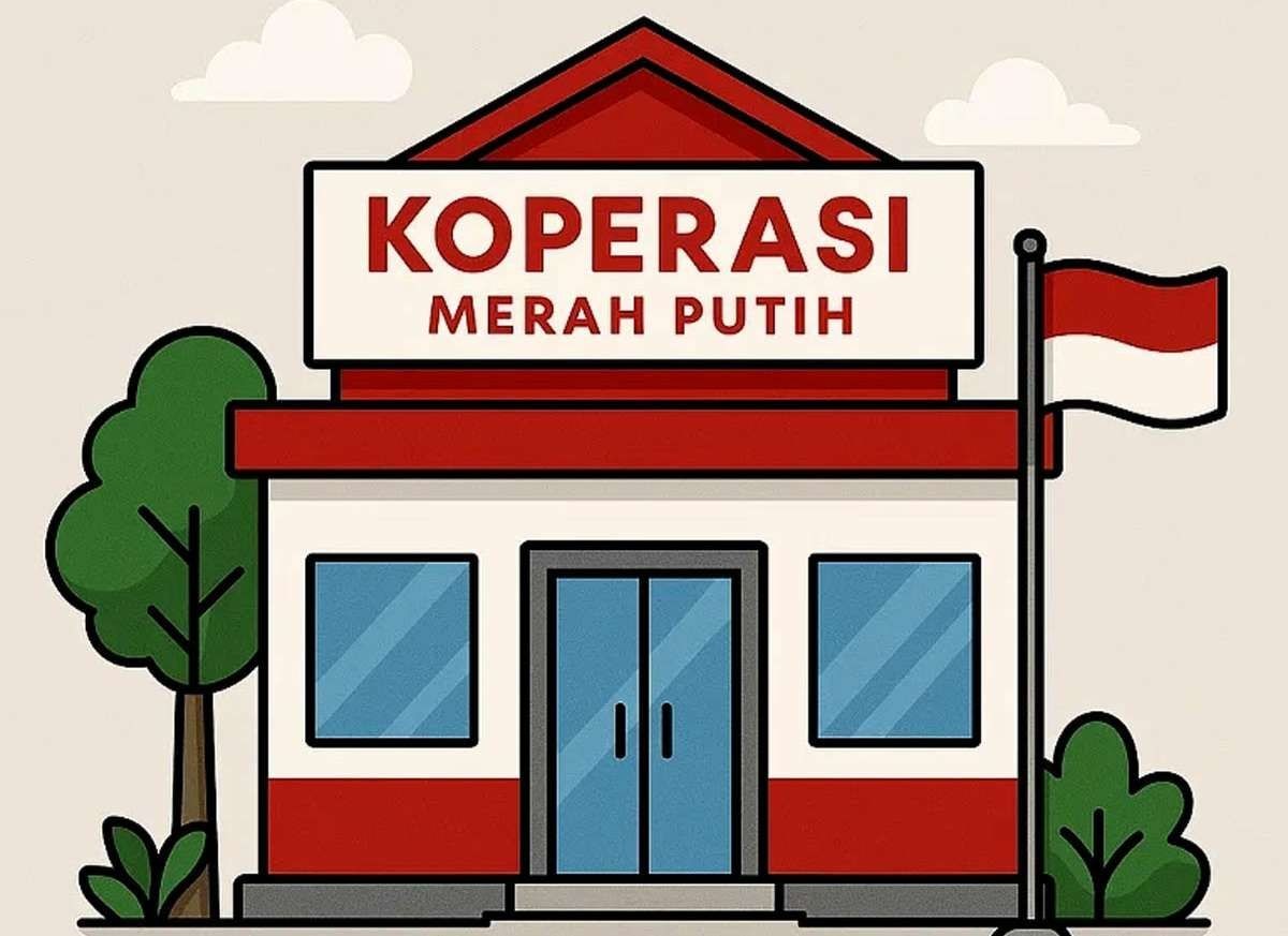 Ilustrasi koperasi merah putih. Foto rri.co.id/ Disprindagkop Bengkulu Selatan.