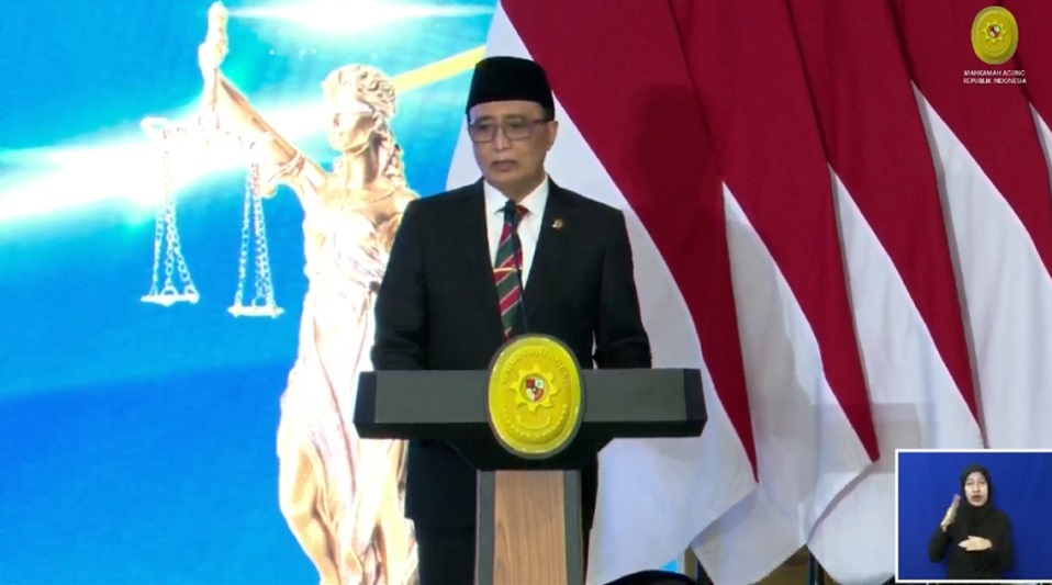 Ketua Mahkamah Agung, Prof. Dr. Sunarto, S.H., M.H. Foto YouTube Mahkamah Agung