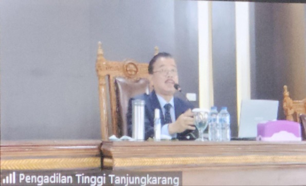 Pembinaan Ketua PT Tanjung Karang Roki Panjaitan, S.H. Foto dokumentasi penulis