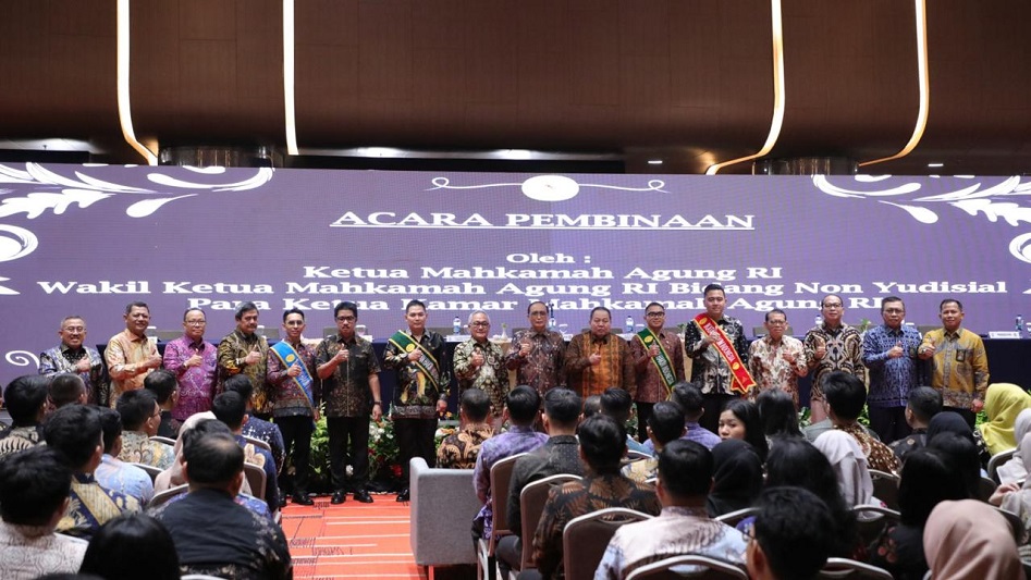 Pembinaan 1.451 hakim baru dari empat lingkungan peradilan di Hotel Mercure, Jakarta, Jumat (13/6/2025). Foto dokumentasi Humas MA.