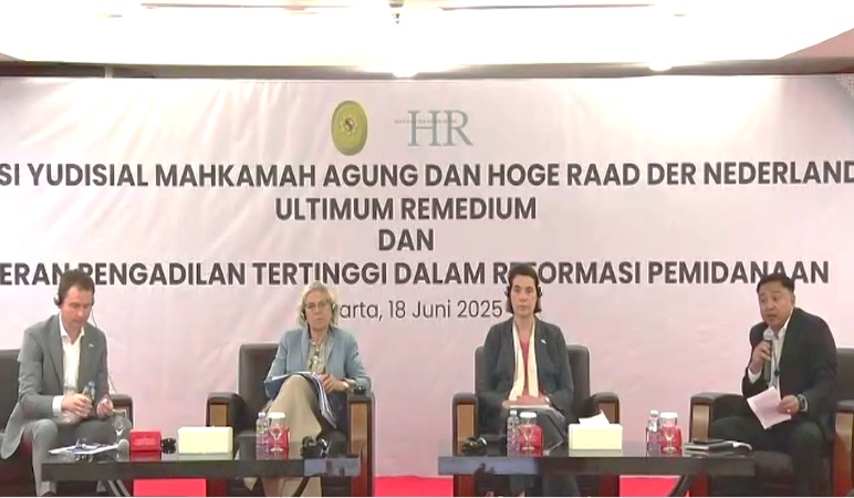 Tangkapan Layar pada diskusi Pidana Penjara Sebagai Ultimatum Remedium: Peran Mahkamah Agung dalam Mendorong Penjatuhan Hukuman yang Proporsional dan Adil. Foto dokumentasi penulis