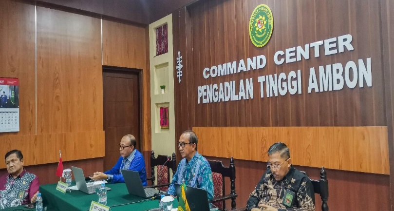 Pembinaan dan sosialisasi 7 Nilai Utama MA oleh Ketua PT Ambon. Foto: dokumentasi PT Ambon