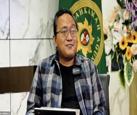 Host acara "Tempo Bocor Alus" Stefanus Pramono mendapatkan undangan dari Ditjen Badilum untuk tampil dalam Perisai Episode 8 yang mengusung tema "Pengadilan, Media, dan Keriuhan Netizen" pada Senin (7/7/2025). Foto dokumentasi Humas MA