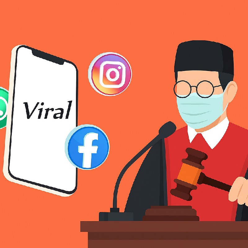 Ilustrasi viral justice. Foto chatgpt.com