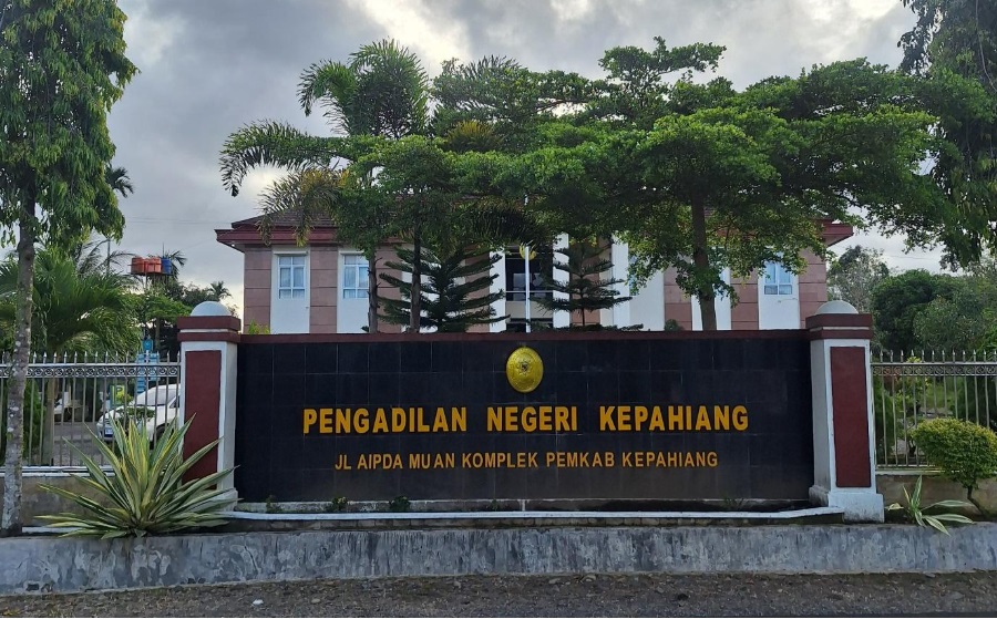 Gedung Pengadilan Negeri Kepahiang. Foto dokumentasi PN Kepahiang