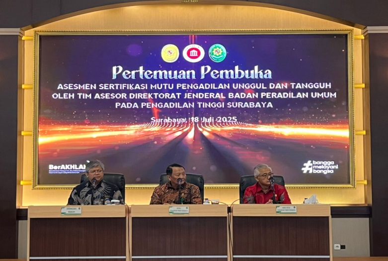 Asesmen AMPUH di PT Surabaya, Dirbinganis MA RI Ingatkan Soal Integritas