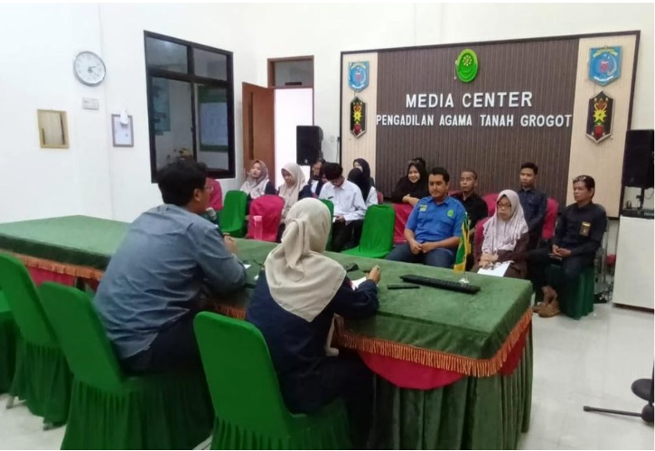 Pengawasan internal di lingkungan peradilan agama kembali dilakukan, khususnya di Pengadilan Agama Tanah Grogot. Foto dokumentasi PA Tanah Grogot.