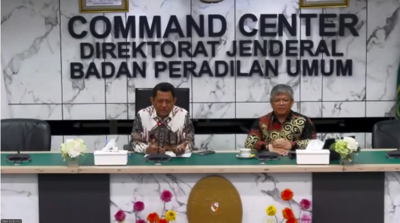 Hakim Angkatan VIII Mendapatkan Pembinaan dan Sosialisasi Sistem Pengawasan dan Penilaian dari Dirjen Badilum