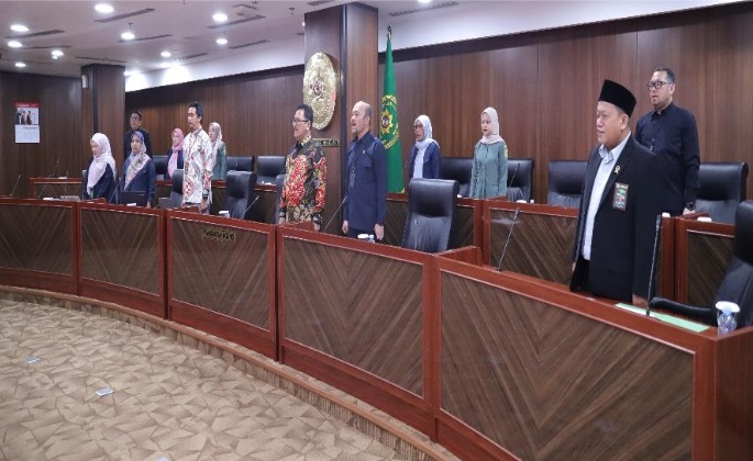 Pelatihan Juru Bicara dan Pengelolaan Media Sosial yang digelar secara daring pada Selasa (29/7/2025). Foto dokumentasi Humas MA