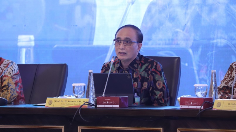 Ketua Mahkamah Agung Prof. Dr. Sunarto, S.H., M.H. Foto dokumentasi Humas MA
