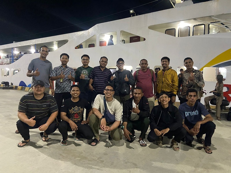 Hakim Akbar telah menunjukkan profesionalitas tinggi meski baru tiba dari perjalanan panjang. Foto dokumentasi PN Curup
