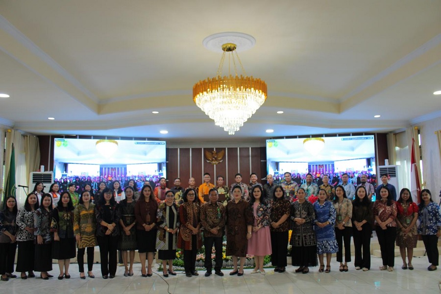 Pengadilan Tinggi Bengkulu kembali dipercaya menjadi tuan rumah Kegiatan Rohani bertajuk Persekutuan KRISMA (Kristen Mahkamah Agung) pada Jumat (8/8/2025). Foto dokumentasi PT Bengkulu.