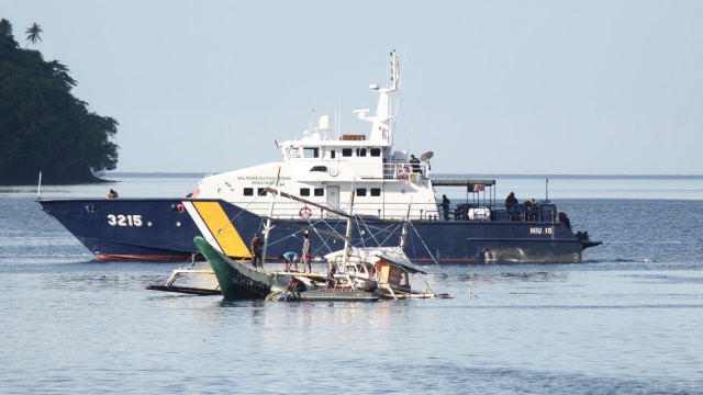 Satu unit kapal asing pencuri ikan berbendera Filipina di Wilayah Pengelolaan Perikanan Negara Republik Indonesia (WPPNRI) 716 Laut Sulawesi. Foto dokumentasi KKP