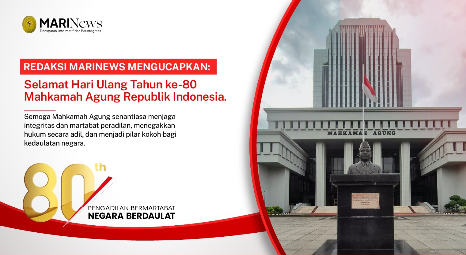 Poster HUT MA ke-80