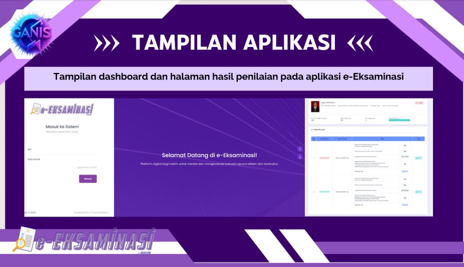 Direktorat Jenderal Badan Peradilan Umum melakukan sosialisasi e-Eksaminasi secara daring yang diikuti oleh PN Gorontalo, PN Limboto, PN Tilamuta, dan PN Marisa. Foto dokumentasi penulis