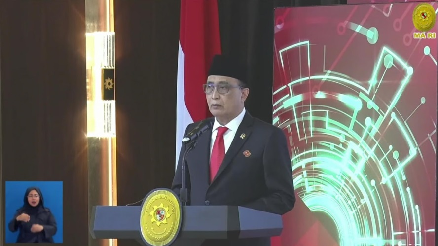 Ketua Mahkamah Agung Prof. Dr. Sunarto, S.H., M.H. Foto Youtube Humas MA