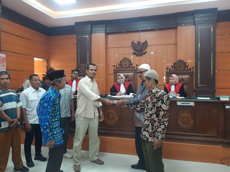 PN Pulau Punjung berhasil menerapkan RJ perkara pupuk bersubsidi. Foto dokumentasi PN Pulau Punjung.