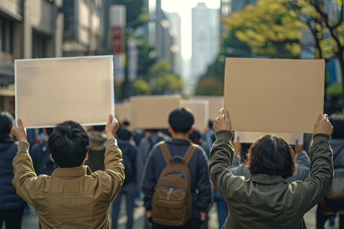 ilustrasi demonstrasi. Foto : Freepik.com