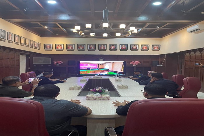 Pembahasan Pembangunan Ruang Sidang Berstandar Keamanan dan Modern di berbagai Pengadilan Tingkat Pertama pada wilayah Jawa Timur. Dokumentasi Humas PT Surabaya