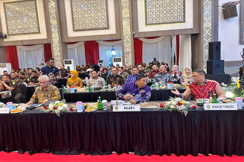 Rapat Kerja Komisi III DPR RI dengan lembaga hukum d Jawa Timur. Foto ; Dokumentasi PT Surabaya