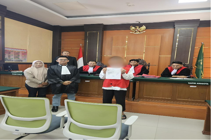 Penerapan restorative justice di PN Bangkinang. Foto ; Dokumentasi PN Bangkinang
