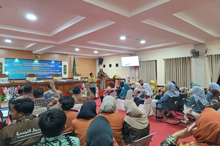 Pengadilan Agama Samrinda gandeng SLB kuatkan pelayanan untuk penyandang disabilitas. Foto : Dokumentasi PA Samarinda