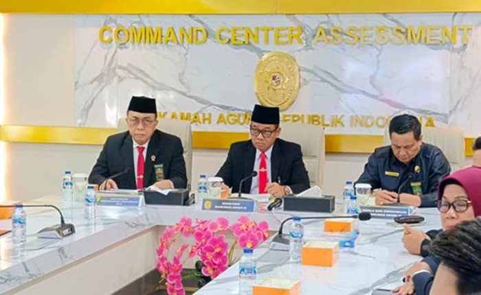 Sesma dan Ditjen Badilag beri pengarahan ke peserta profile Assessment. Foto ; Humas MA