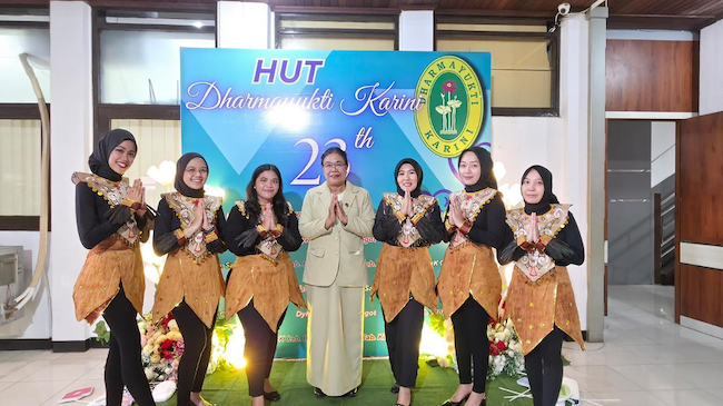 Peringatan HUT Dharmayukti Karini ke-23 di Samarinda. Foto : Dokumentasi PN Samarinda