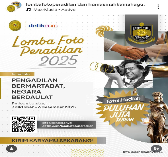 Lomba Foto Peradlan Mahkamah Agung. Foto : Mahkamah Agung