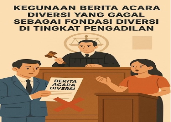 Berita Acara Diversi. Ilustrasi dibuat oleh Ai