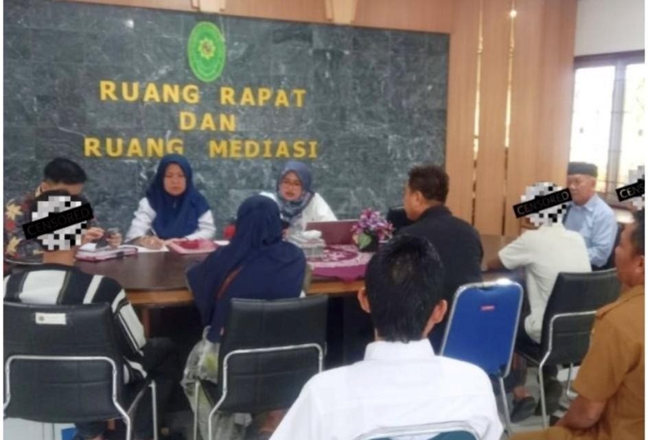 Musyawarah Diversi terhadap ABH di PN Kalianda. Foto ; Dokumentasi PN Kalianda