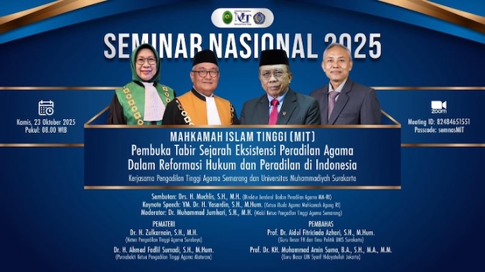 Seminar nasional mengenai Majelis Islam Tinggi. Foto : Dokumentasi Badilag MA
