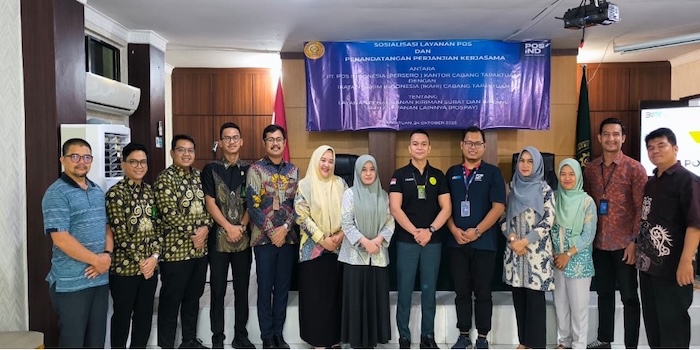 IKAHI Tapaktuan Gandeng Pos Indonesia Dukung Mobilitas Hakim dan Aparatur Peradilan