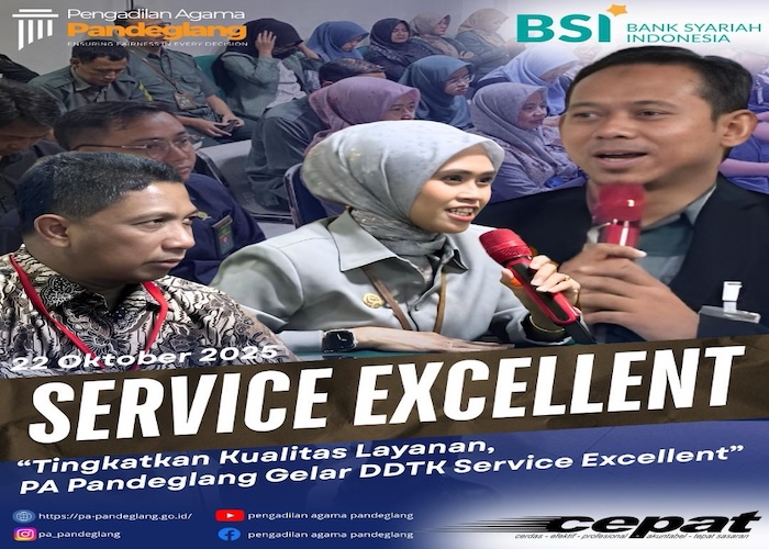 Pengadilan Agama Pandeglang Gandeng BSI, Terapkan Standar Layanan Prima Menuju Zona Integritas