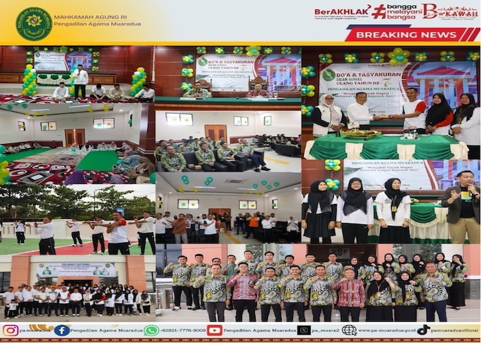 PA Muaradua Rayakan HUT ke-7 dengan Semangat Pelayanan Prima dan Integritas Aparatur