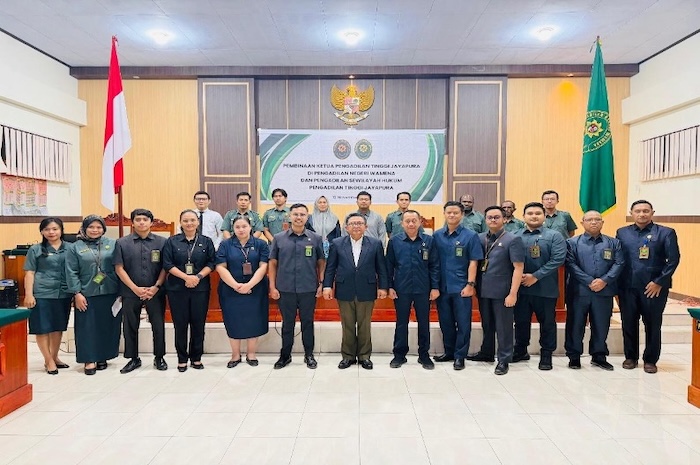 Kunjungan Ketua PT Jayapura ke PN Wamena. Foto : Dokumentasi PN Wamena