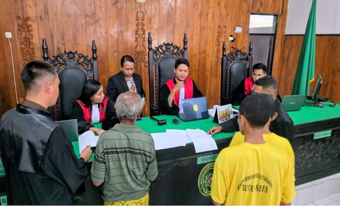 Penerapan keadilan restoratif dalam persidangan di PN Kefamenanu. Foto : Dokumentasi PN Kefamenanu