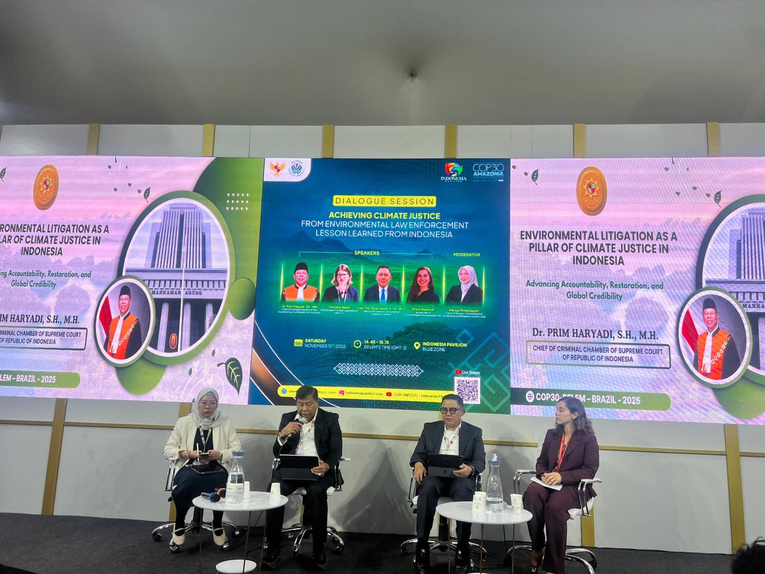 Ketua Kamar Pidana MA RI, Dr. H. Prim Haryadi, S.H., M.H. menjadi narasumber COP30 UNFCCC di Brazil