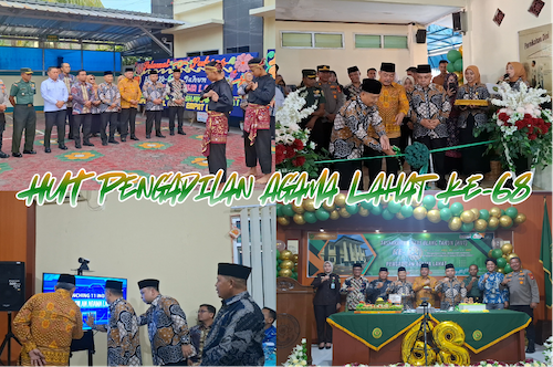 Pengadilan Agama Lahat menggelar Tasyakuran HUT ke-68 dan launching 11 inovasi. Foto : Dokumentasi PA Lahat