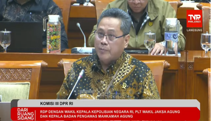 Rapat Bersama Komisi III DPR, Kepala Bawas MA Ungkap 5 Langkah Penguatan Intergritas Aparatur Peradilan