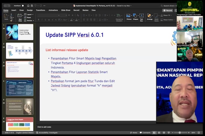 Perkuat Transformasi Digital, Mahkamah Agung Perbarui Aplikasi SIPP
