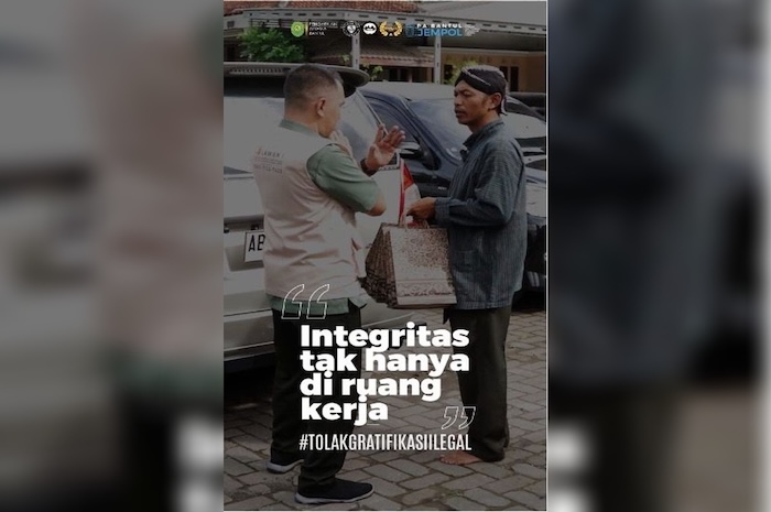 PA Bantul Kampanyekan Anti Gratifikasi, Ikut Meriahkan Lomba Kreatif KPK
