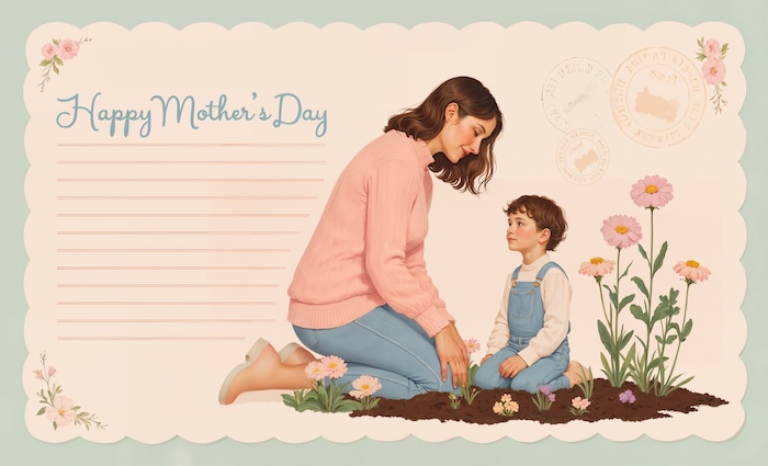 Ilustrasi Hari Ibu. Foto : Freepik