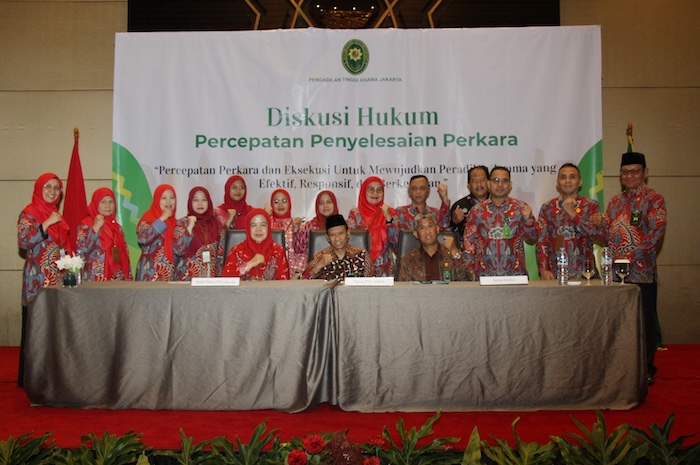 PTA Jakarta gelar diskusi hukum percepatan penyelesaian perkara. Foto : Dokumentasi PTA Jakarta