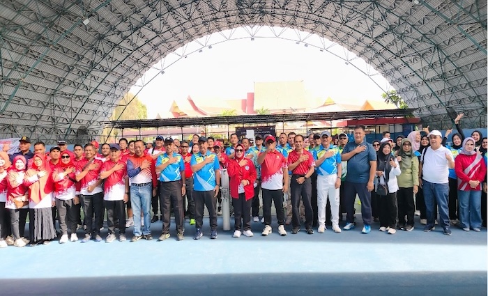 PTWP Daerah PT Riau gelar pertandingan persahabatan bersama PTWP Daerah PT Padang. Foto : dokumentasi: PT Riau